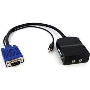 StarTech.com Répartiteur vidéo 2 ports VGA avec audio - Alimentation par port USB (ST122LEA)