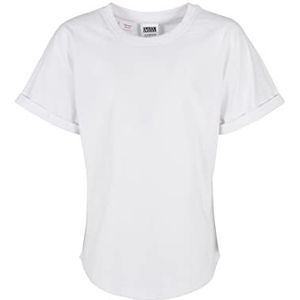 Urban Classics T-shirt met lange mouwen voor jongens, Wit
