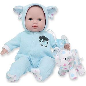 JC TOYS - Babypoppen, kleur blauw (30030)