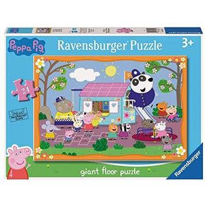Ravensburger Peppa Pig reuze-vloerpuzzel voor kinderen vanaf 3 jaar, 24 stuks