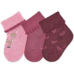 Sterntaler baby sokken voor meisjes, roze gemêleerd