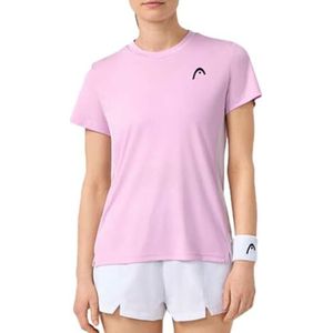 HEAD Head Tie-Break T-shirt voor dames, 1 stuk, Roze, XL