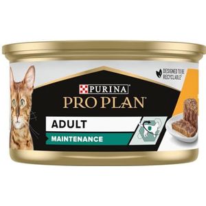PURINA Pro Plan Adult Kat, Kippenpastei, 24 blikjes à 85 g