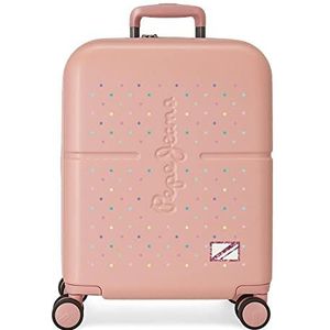 Pepe Jeans Carina koffer, roze, Maleta, uitbreidbare koffer, Roze, Uittrekbare koffer