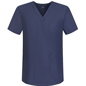 MISEMIYA - Uniseks medische blouse - V-hals - 817, Grijs - 68