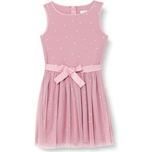 s.Oliver Korte jurk voor meisjes, Paars en roze