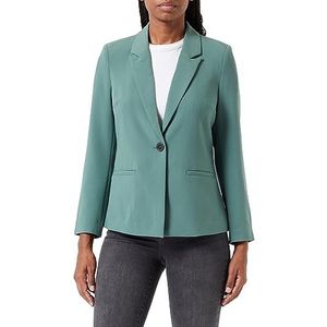 VERO MODA Damesblazer met lange mouwen, slim fit, Bos Groen