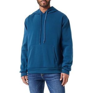 Bondry Herentrui met capuchon van rekbaar polyester, donkerturquoise, maat M, donkerturquoise, M, Donker Turkoois
