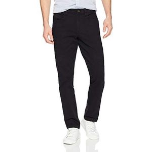 Amazon Essentials Comfortabele chino broek met 5 zakken voor heren, slim fit, zwart, 106,7 x 91,4 cm (b x l)