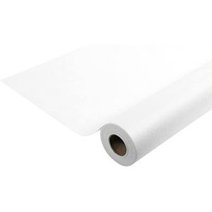 Pro Nappe - Ref. R780601I - doos van 5 wegwerptafelkleden van spunbond vlies - kleur wit - lengte 6 m x breedte 1,20 m, scheurbestendig, waterafstotend en afwasbaar materiaal