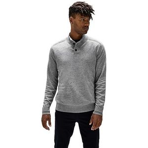 Street One MEN Pull en tricot Los Modern Basic pour homme, Gris pierre mélangé., 3XL