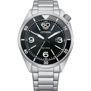 Citizen Eco-Drive 32020858 Herenhorloge, analoog, zilver, eenheidsmaat, armband, zilver., Armband
