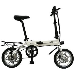 eelo 1885 35,6 cm opvouwbare elektrische fiets voor volwassenen, gemakkelijk op te vouwen, te vervoeren en op te bergen, ontworpen en gemonteerd in Groot-Brittannië, ontdek het verschil met een