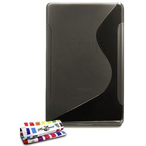 Muzzano Beschermhoes voor Amazon Kindle Fire [Le S Premium] [grijs] + stylus en reinigingsdoek – ultieme bescherming, elegant en duurzaam voor uw Amazon Kindle Fire