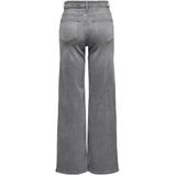 ONLY Onlmadison Blush Hw Wid Dnm Rea0938 Noos Damesjeans, Lichtgrijs denim