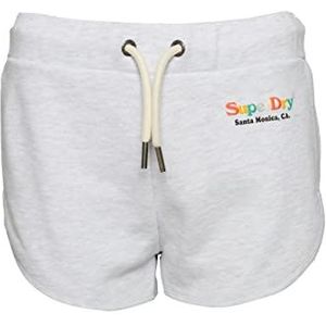 Superdry Vintage Rainbow Short W7110371A Ice Marl 10 Femme, Ice Marl, 38