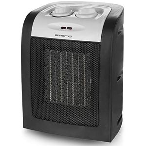 Emerio Keramische ventilatorkachel, milieuvriendelijk, 1800 W, met twee standen, energiebesparende werking door PTC-verwarmingselement (keramiek), thermostaat, inclusief