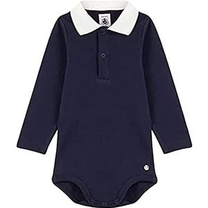 Marshmallow Body met lange mouwen voor baby's, polokraag van katoen, 3 jaar, Marshmallow