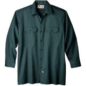 Dickies Herenhemd met lange mouwen, Lincoln Groen