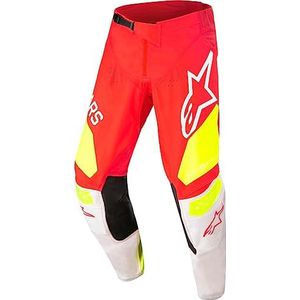 Alpinestars Techstar Factory Classic Motocross broek, rood/wit, maat 38
