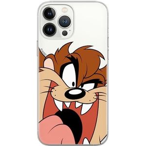 ERT GROUP Beschermhoes voor iPhone 13 Pro, officieel gelicentieerd product van Looney Tunes, motief Tasmanian Devil 001, perfect aan de vorm van de mobiele telefoon, gedeeltelijk bedrukt