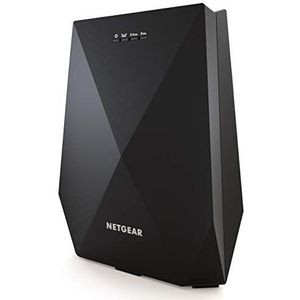 NETGEAR wifi-repeater met tri-banden (EX7700), wifi-versterker AC2200, WiFi-booster, FastLane3, krachtige wifi-repeater met intelligente rotatie, 1 WiFi-naam, compatibel met alle boxen