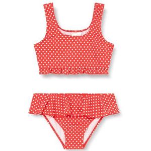Playshoes 461029 tweedelige shirts voor meisjes, Rood (8 Rood)
