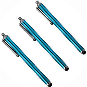 Grote stylus voor Gionee F9 smartphone, tablet, 3 stuks (blauw)