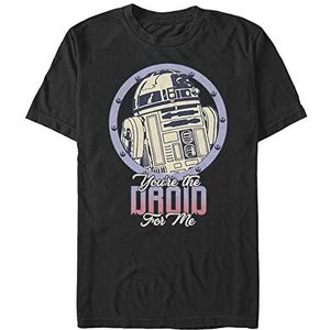 Star Wars Droid for Me Organic Unisex T-shirt met korte mouwen, zwart, M, SCHWARZ