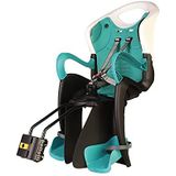 b bellelli Tiger achterbank voor fietsen, voor kinderen tot 22 kg, van 3 tot 8 jaar, bevestiging aan het frame, turquoise wit