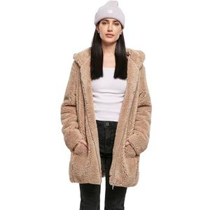 Urban Classics Sherpa-jas voor dames, damesjas, Kleur: taupe