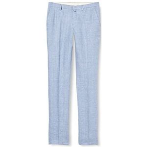 Hackett London Delave Linnen Hpsack TRS Herenbroek, Blauw 513, 42, blauw 513