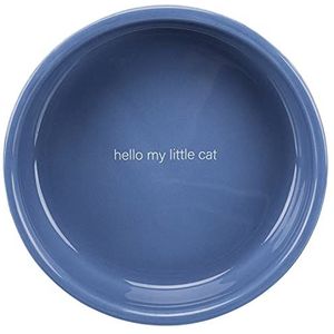 TRIXIE Keramische voerbak voor katten, 300 ml, 15 cm, lichtblauw/wit, 1 stuk