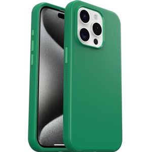 OtterBox Symmetry MagSafe beschermhoes voor iPhone 15 Pro, schokbestendig, valbescherming, dunne beschermhoes, ondersteunt 3 x meer vallen dan militaire standaard, antimicrobieel, groen