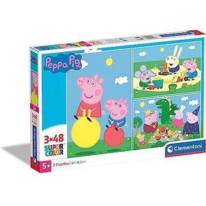 Peppa Pig Puzzelset (3x48 stukjes)