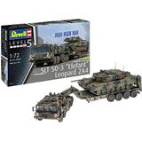 Revell 03311 Modelbouw militaire tanks SLT 50-3 inch olifant & luipaard 2A4, schaal 1:72, camouflage