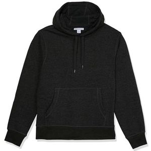 Amazon Essentials Heren fleece hoodie (verkrijgbaar in grote maat), antraciet gemêleerd, maat M