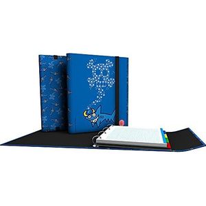 Grafoplás Carpeplus Katuki Saguyaki, Shark 88212633, map met ringen, klep en gumsluiting, met reserveonderdeel en scheidingswanden,