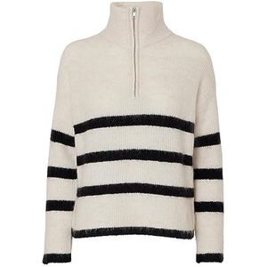 SELECTED FEMME Slfmaline Ls Knit Half Zip Noos Gebreide damestrui, Berk 1.