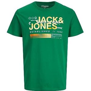 JACK & JONES Jcowater Logo Tee SS Crew Neck T-shirt heren, Groen