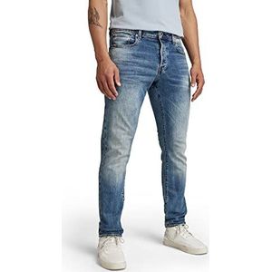 G-Star Raw 3301 Straight Tapered Jeans voor Heren, Blauw, 38W / 38L