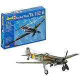 Revell 03981 Focke Wulf Ta 152 H I modelleerset getrouwe schaal 1:72 niveau 3 I gedetailleerd en ongeverfd I voor beginners en gevorderden