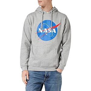 Nasa Heren hoodie met logo, grijs (Spo Marne Grey), S, Grijs (Spo Marne Grey)