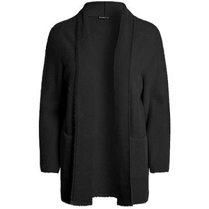 APART Fashion Poncho en tricot pour femme, Noir, 40