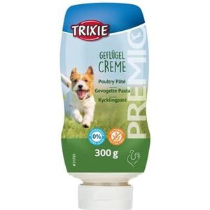 TRIXIE Premium 31791 Premium XXL hondengevogelte crème 300 g - hoogwaardige glutenvrije hondensnoepjes - graan- en suikervrij, smakelijke beloning voor training en training