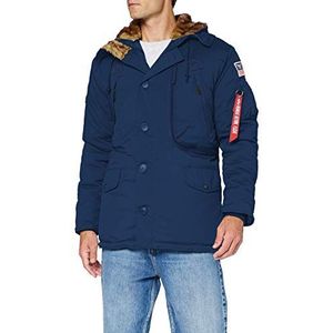 ALPHA INDUSTRIES Fleecejas voor heren, blauw, maat M, Blauw