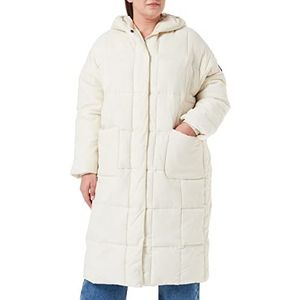 Mexx Gewatteerde jas met capuchon, parka voor dames, ecru, XS-S, ECRU