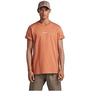 G-STAR RAW Los T-shirt voor heren, bruin (Autumn Leaf C784-8847), L, bruin (Autumn Leaf C784-8847)