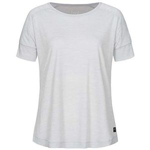 super.natural W Isla T-shirt voor dames, comfortabel, Lichtgrijs chinees