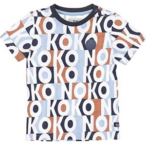 Koko Noko Jongens T-Shirt Camel Letters, Blauw, 80, Blauw